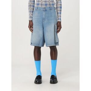 Jw Anderson Short Men Gnawed Blue